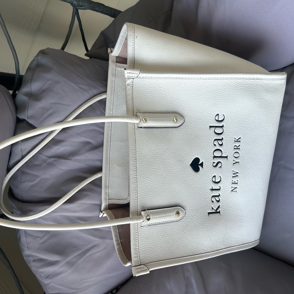 Large Kate Spade Ivory Tote Bag